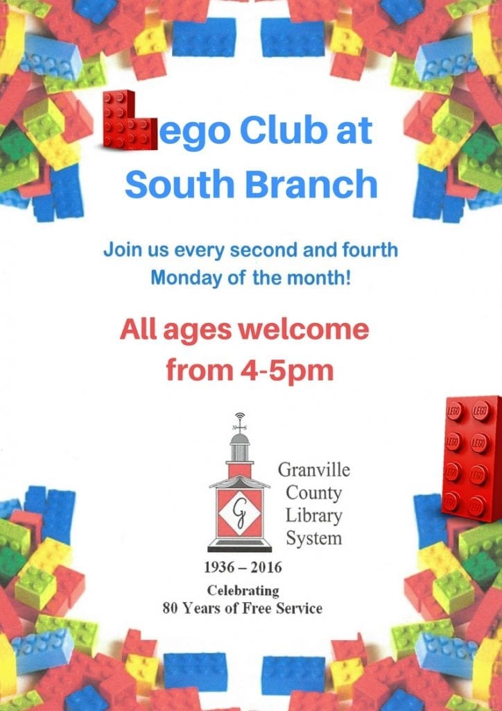 Lego Club-South Branch Library @ South Branch Library