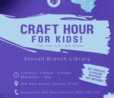 Craft Hour for kids