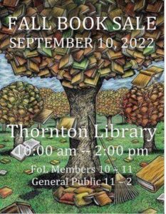 Fall Book Sale @ Richard H. Thornton Library
