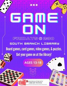 Game On @ South Branch Library