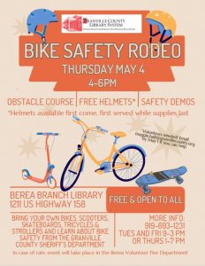 Bike Safety Rodeo @ Berea Library