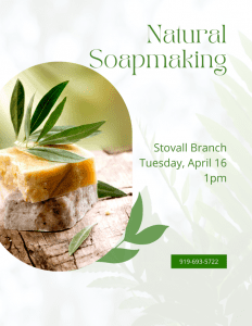 Soap Making @ Stovall Library