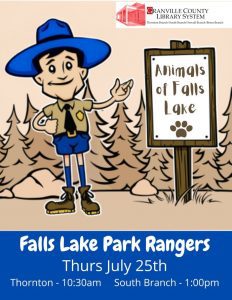 Falls Lake Park Ranger @ South Branch Library