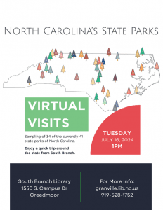 NC State Parks @ South Branch Library