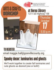 Arts & Crafts Workshop @ Berea Library